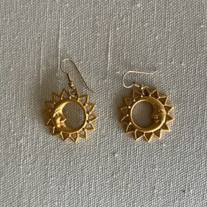 Anne Klein Gold Celestial Earrings